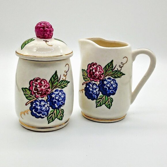 Vintage Knotts Berry Farm Syrup & Jam Jar Set - Picture 1 of 5